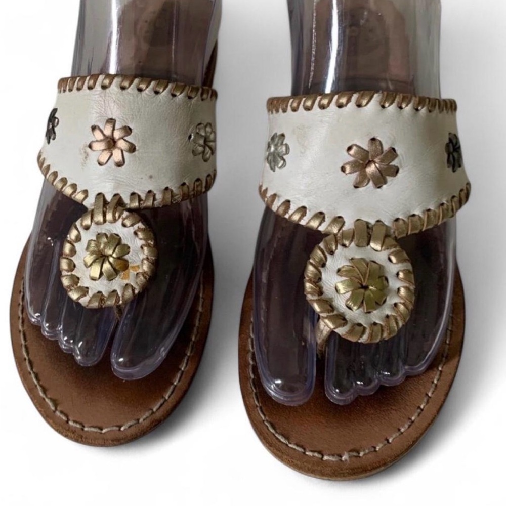 Jack Rogers Leather Thong Sandal